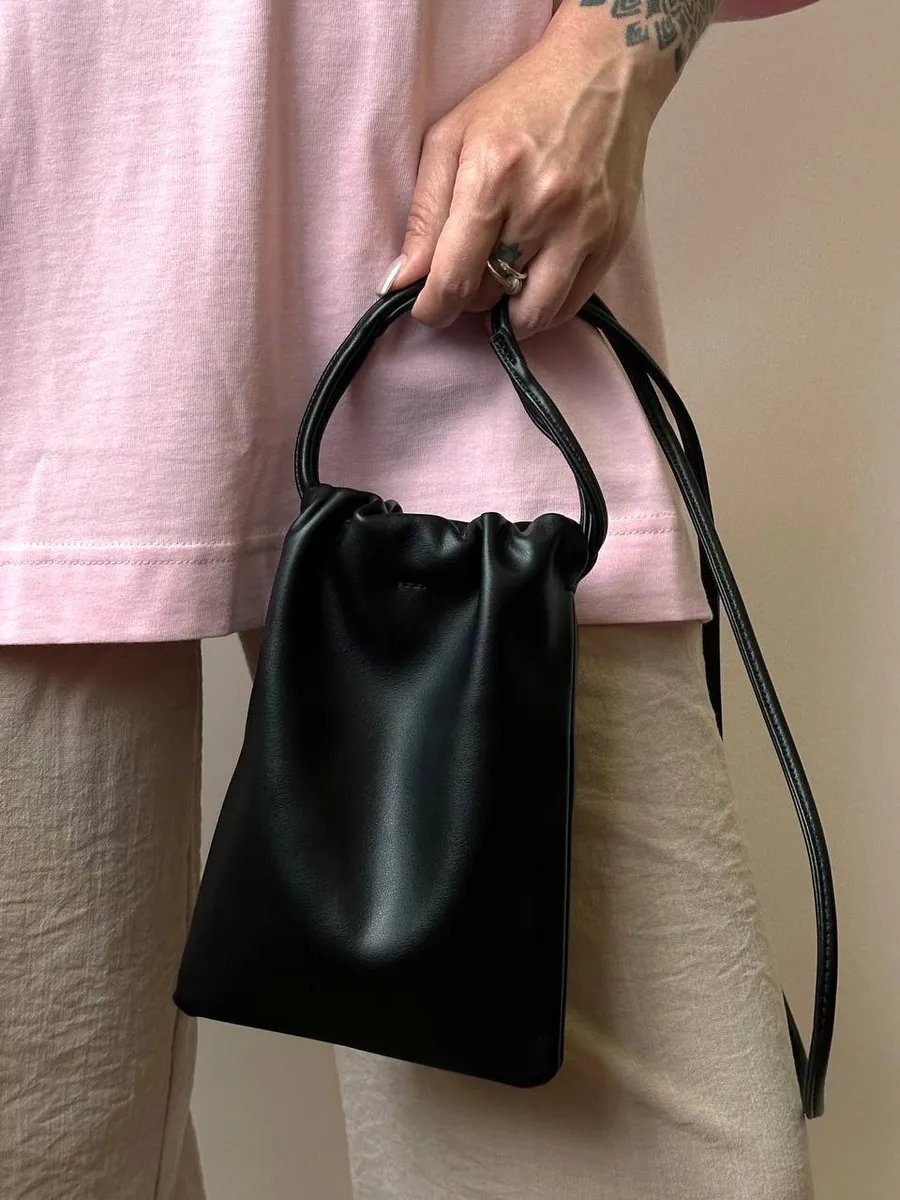 Сумка кросс-боди HYPEBAZAAR экокожа черный купить,NaN