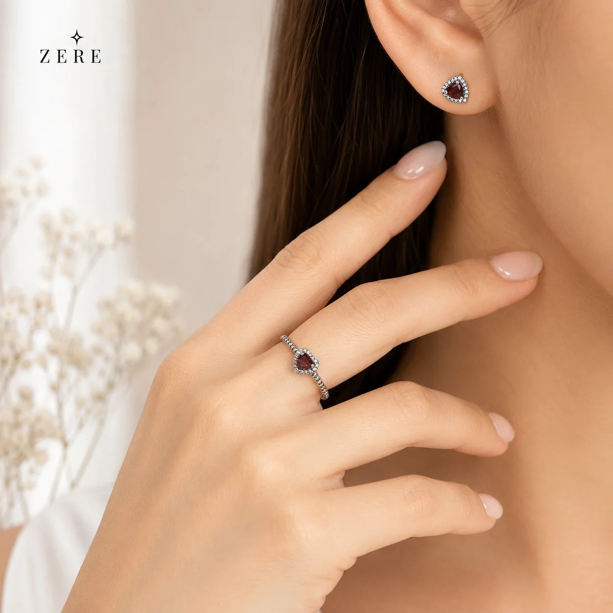 Комплект украшений Zere ZR270627 серебро 3.49гр 17.5р купить,45350