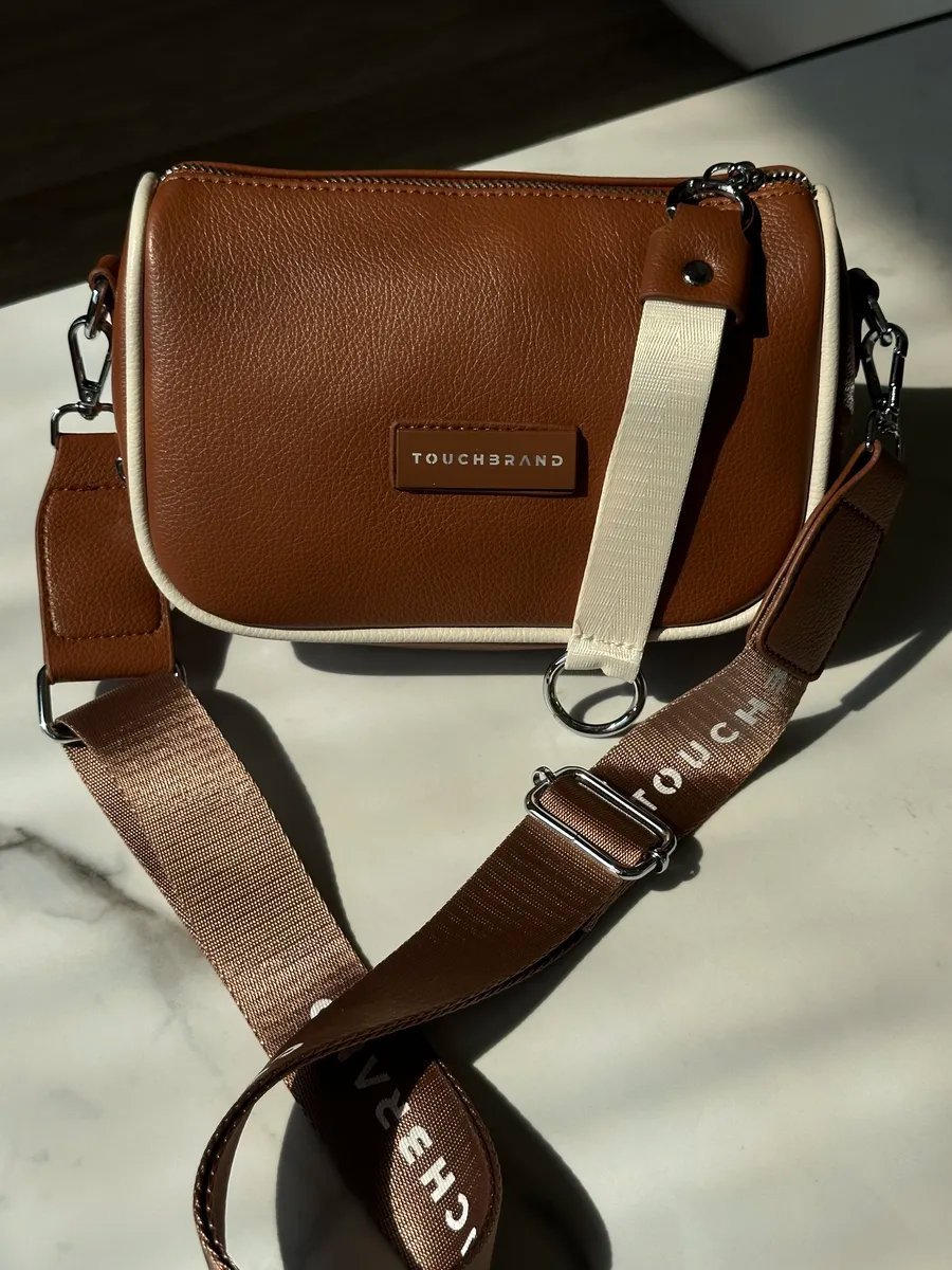 Сумка кросс-боди TOUCHBRAND экокожа оранжевый купить,NaN