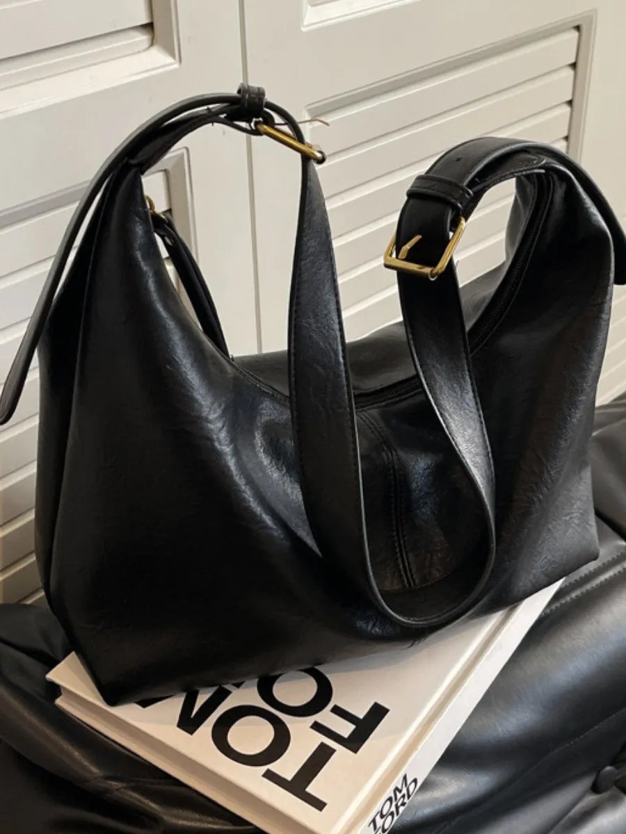 Сумка хобо LanaUrbanBag экокожа черный купить,NaN