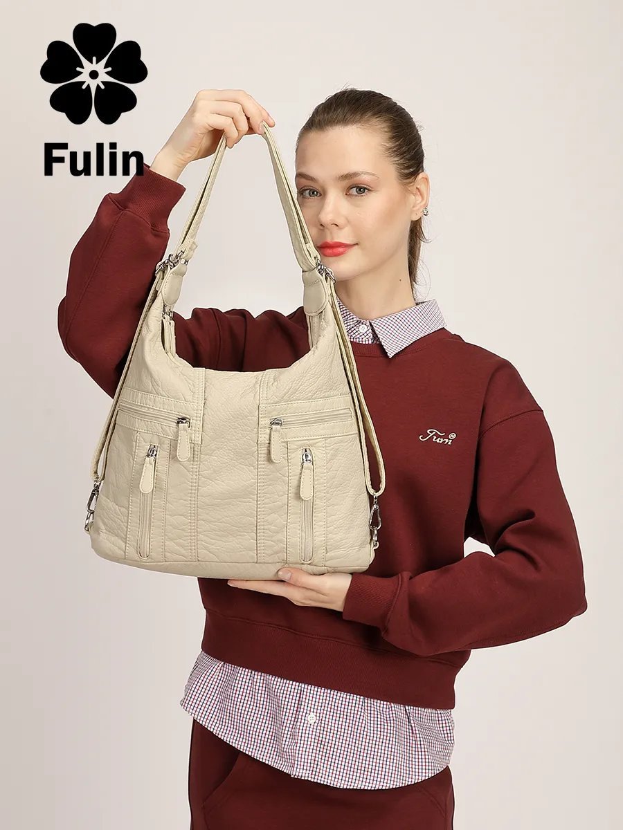 Мини-сумка FULIN искусственная кожа бежевый купить,NaN