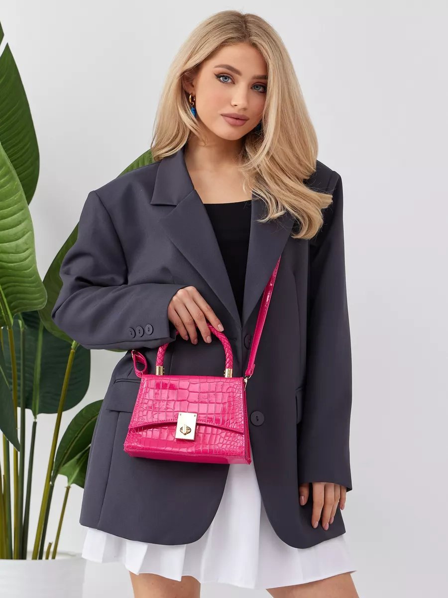 Клатч Darlings текстиль розовый купить,NaN