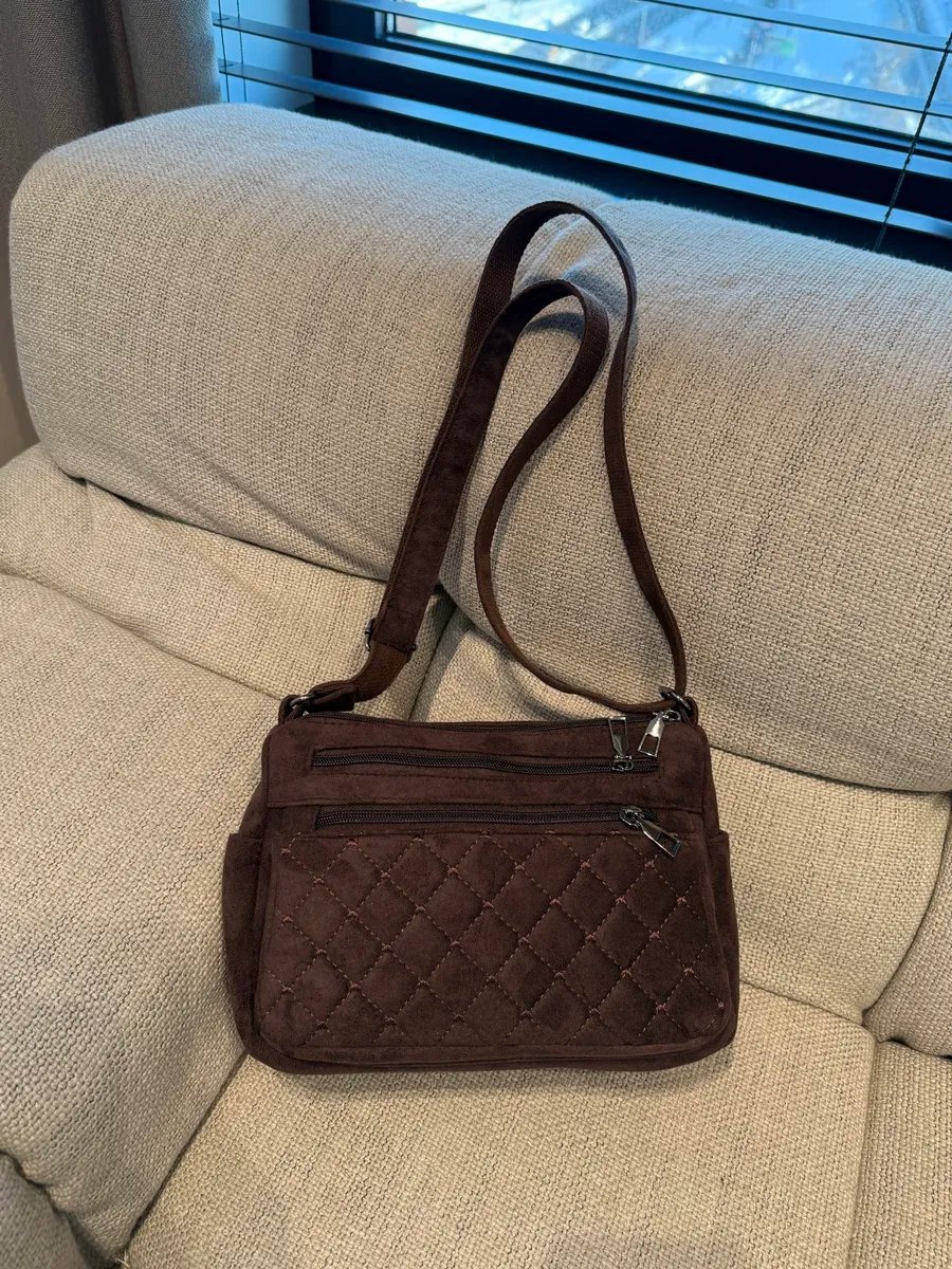 Сумка поясная TOUCHBRAND полиэстер коричневый купить,NaN