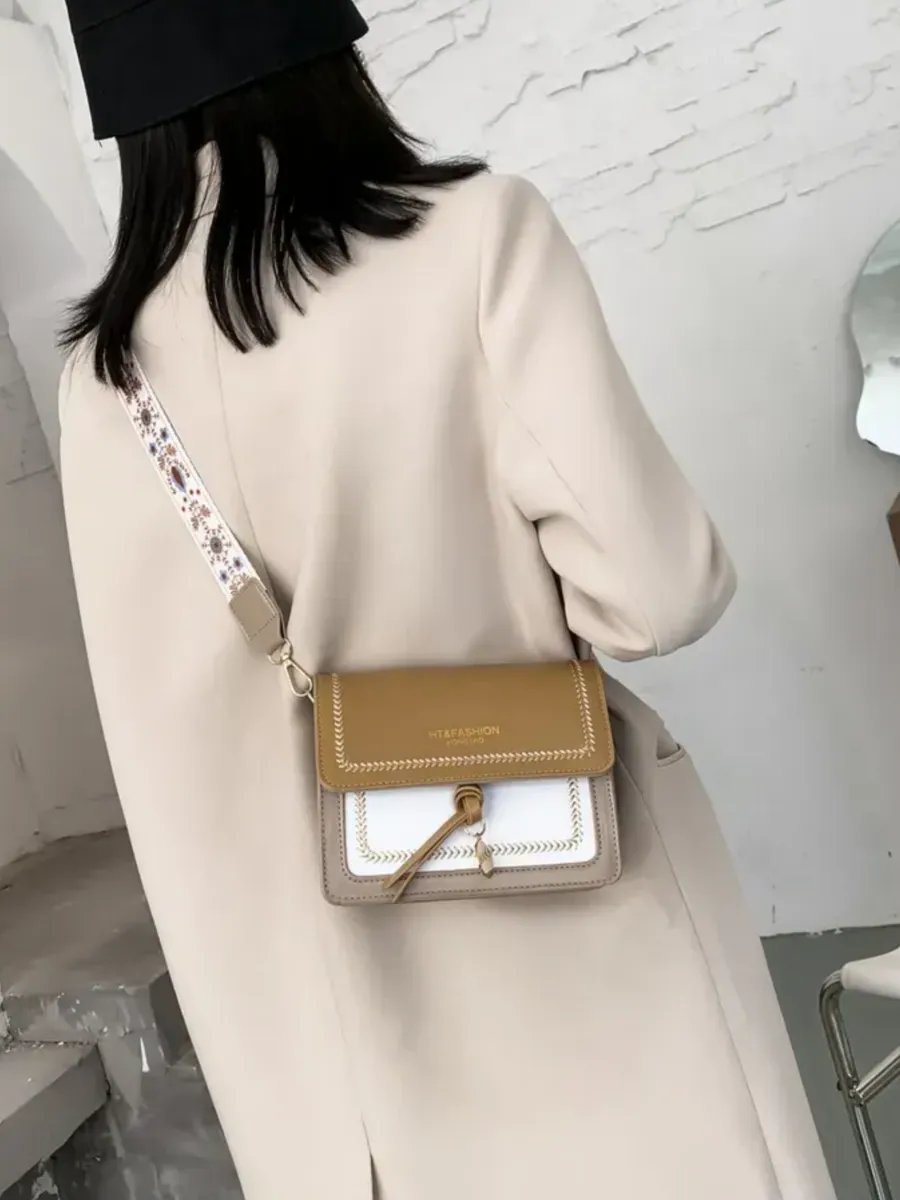 Сумка кросс-боди HT&FASHION экокожа желтый купить,NaN