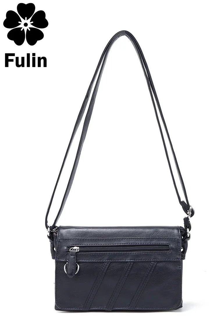 Сумка кросс-боди FULIN экокожа синий купить,NaN