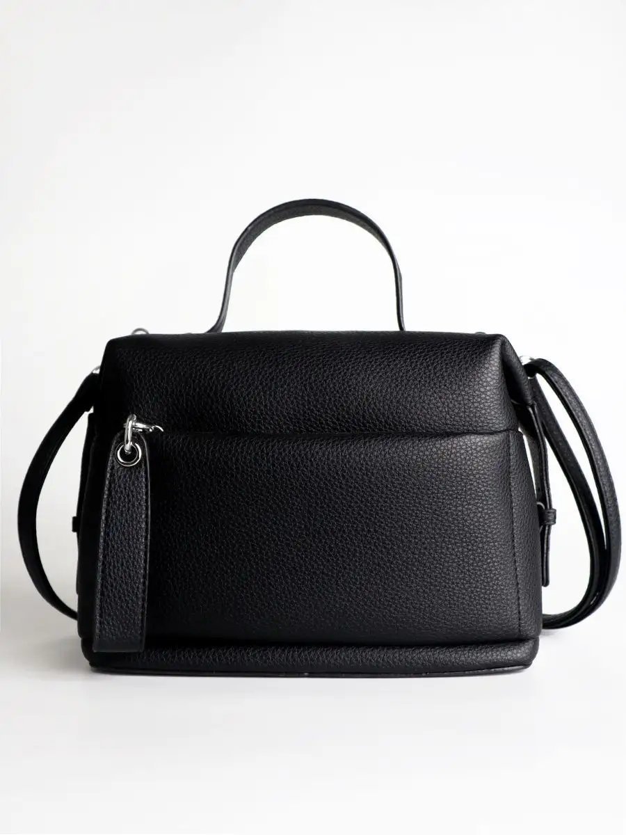 Сумка кросс-боди ICONIC BAGS экокожа черный купить,NaN