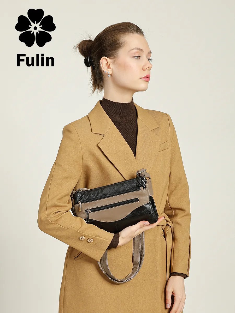 Сумка багет FULIN экокожа зеленый купить,NaN