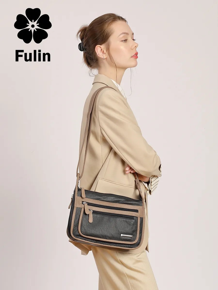 Сумка кросс-боди FULIN экокожа зеленый купить,NaN