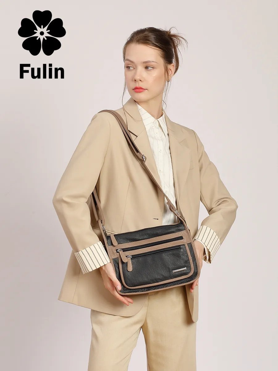 Сумка кросс-боди FULIN экокожа зеленый купить,NaN
