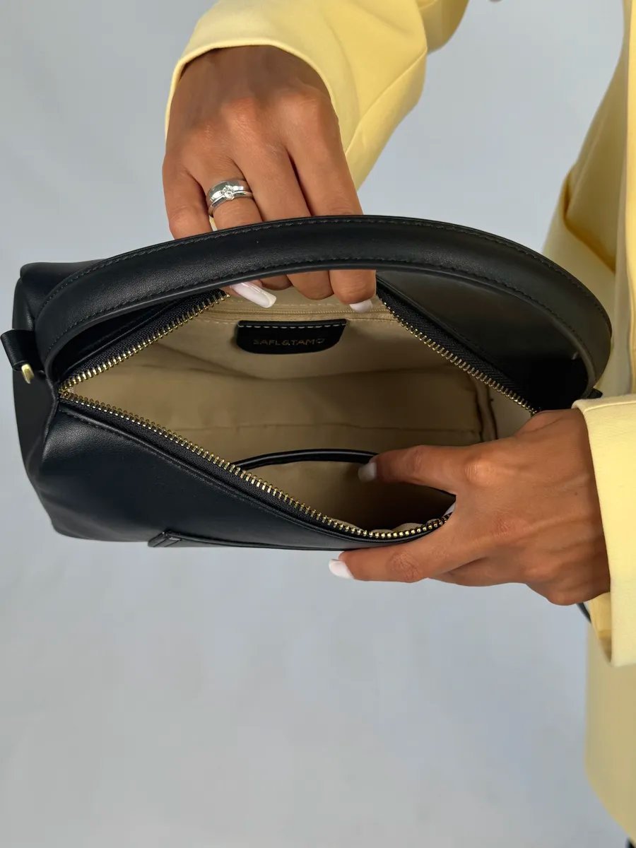Сумка кросс-боди SaFL&Tamo экокожа черный купить,NaN