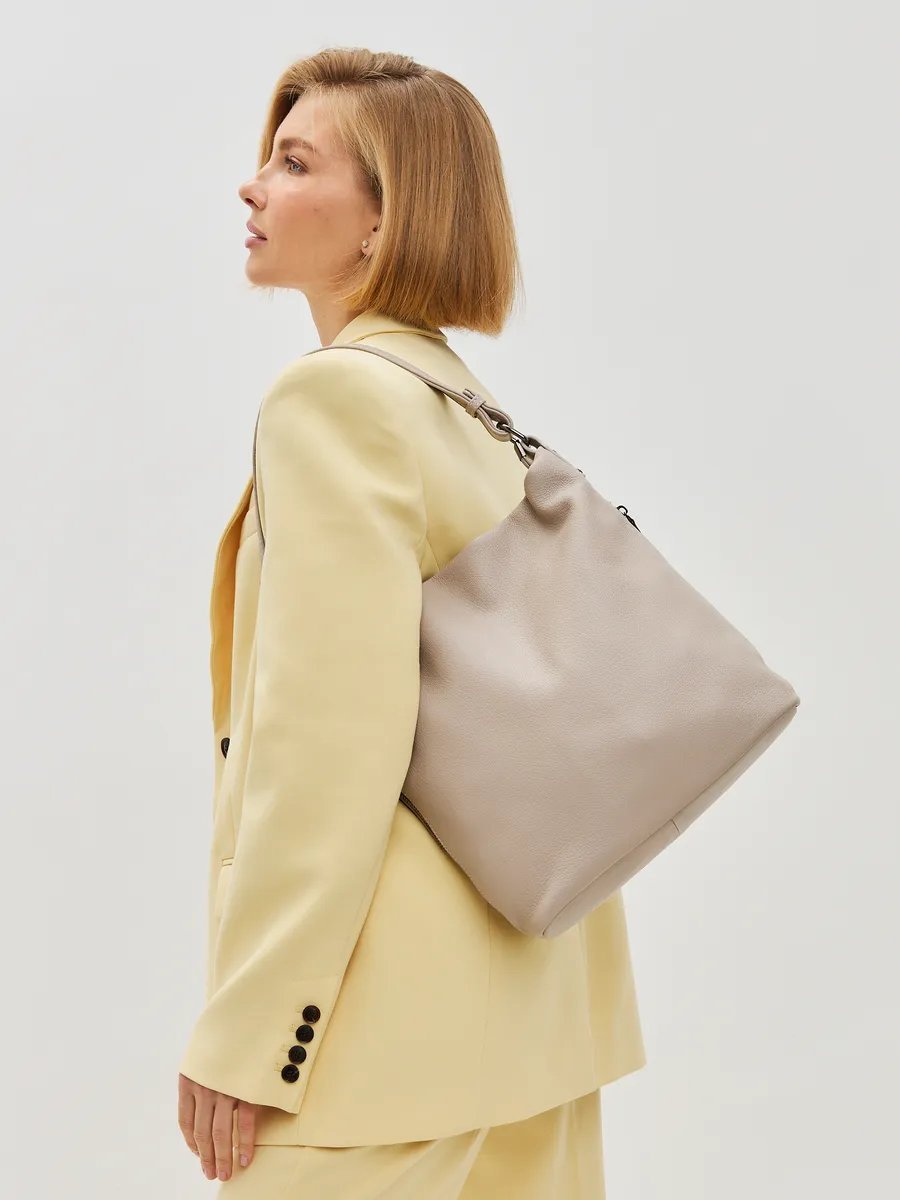 Мини-сумка FEELBAGS натуральная кожа бежевый купить,NaN