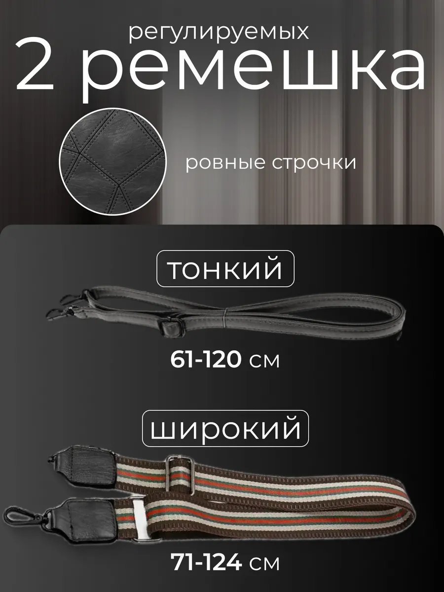Сумка кросс-боди VULA экокожа черный