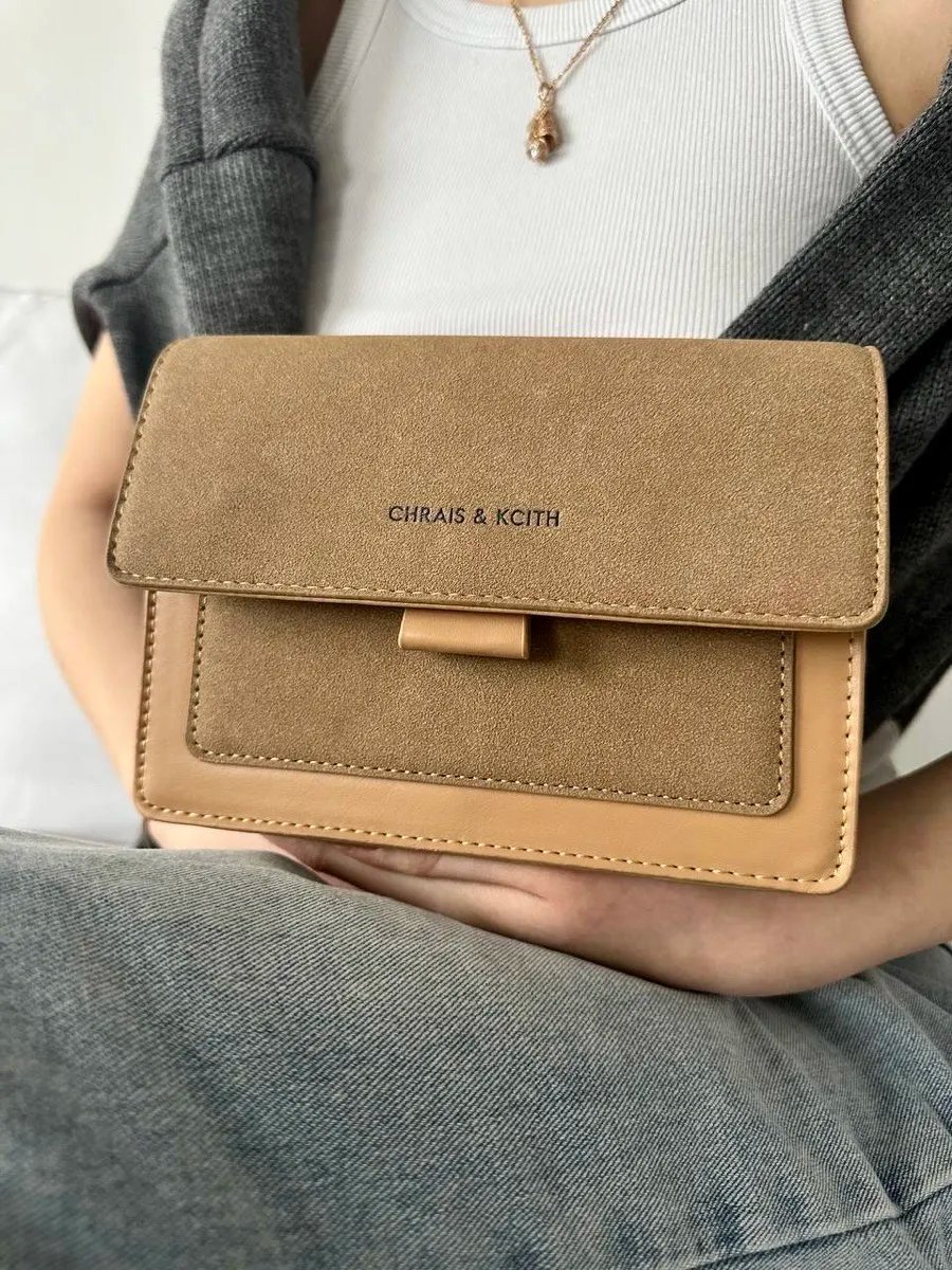 Сумка кросс-боди DIVA CLUTCH экокожа коричневый