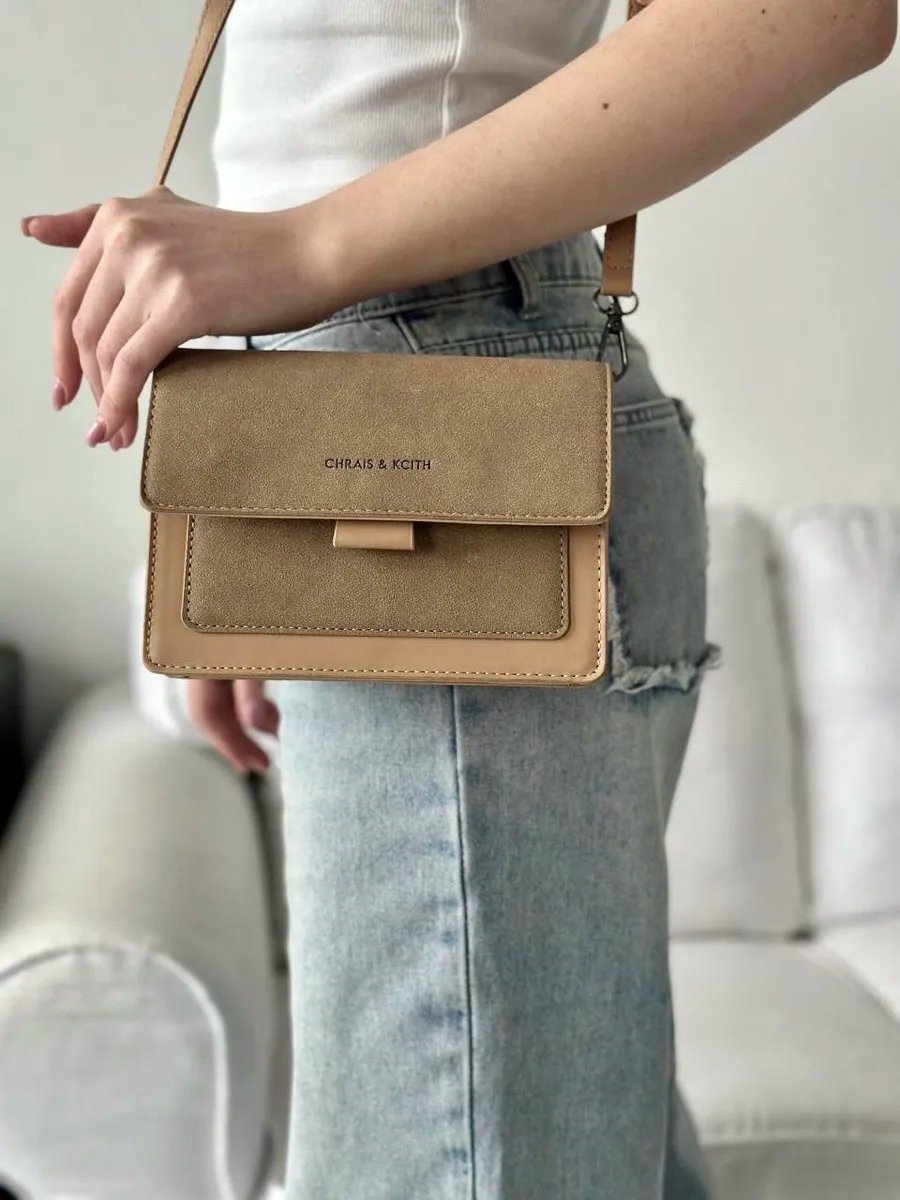 Сумка кросс-боди DIVA CLUTCH экокожа коричневый