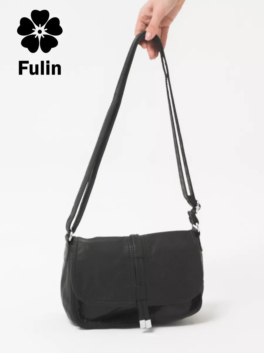 Сумка кросс-боди FULIN экокожа черный купить,NaN