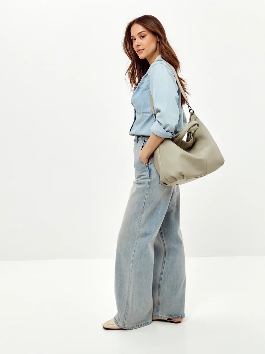 Мини-сумка FEELBAGS натуральная кожа зеленый купить,NaN
