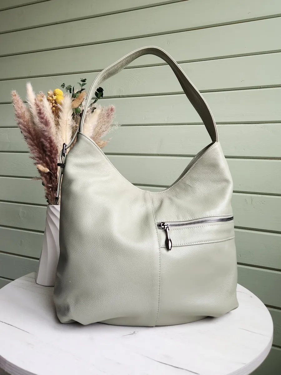 Мини-сумка FEELBAGS натуральная кожа зеленый купить,NaN