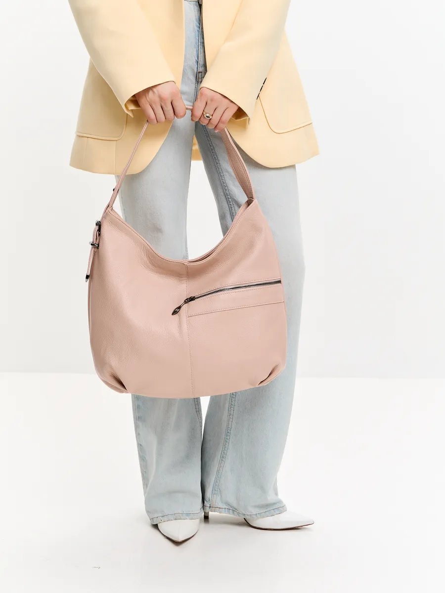 Мини-сумка FEELBAGS натуральная кожа бежевый