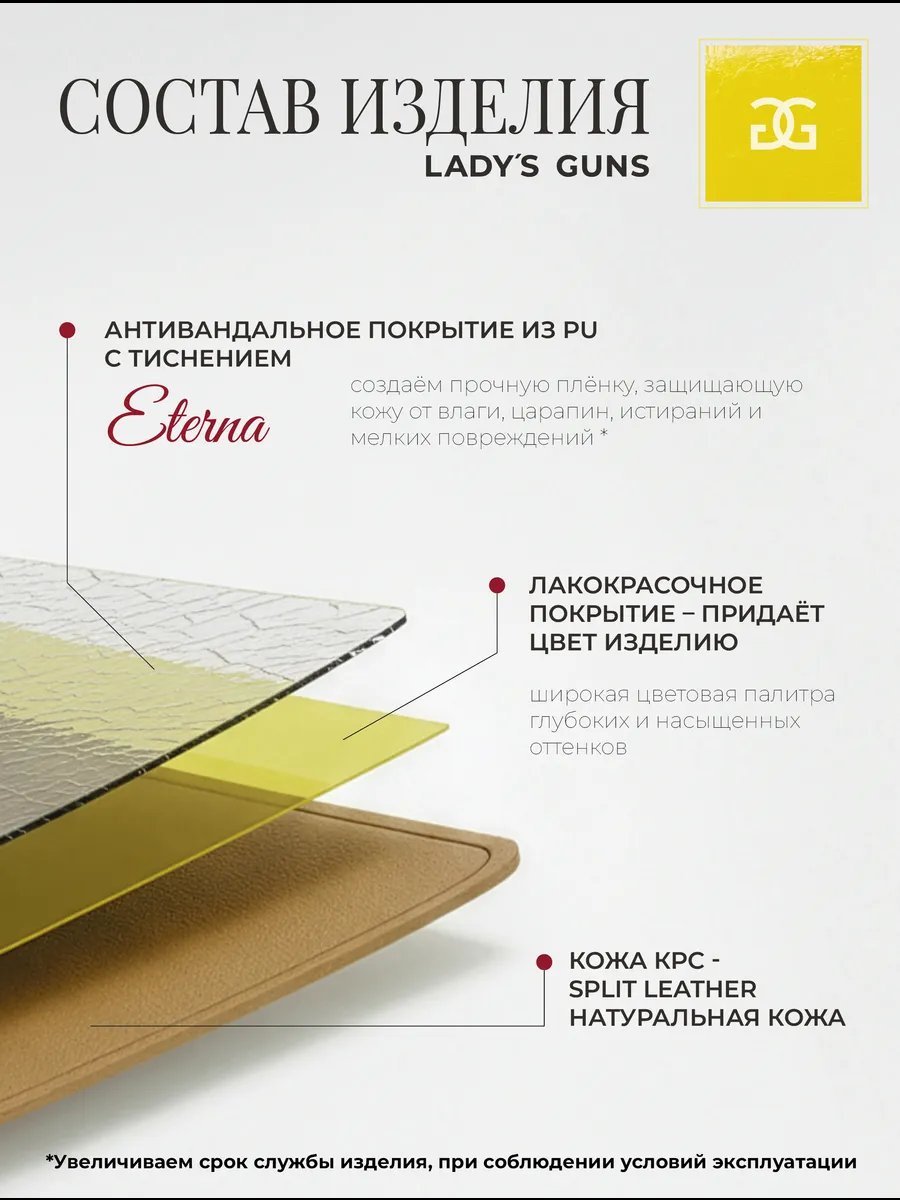 Сумка багет Lady's Guns полиуретан коричневый купить,NaN