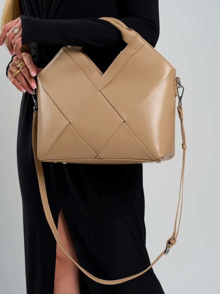 Сумка багет A&U BAGS натуральная кожа розовый купить,NaN