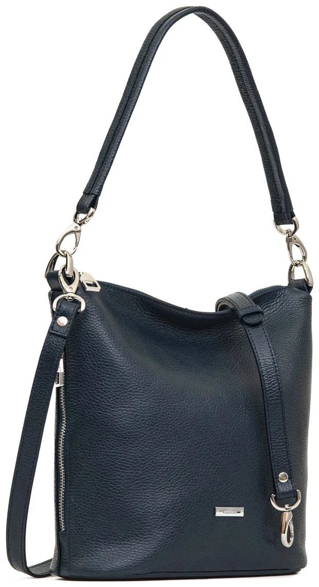Мини-сумка Alessandro Birutti натуральная кожа синий купить,NaN