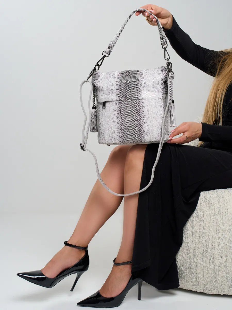 Мини-сумка saaba bags натуральная кожа бежевый купить,NaN