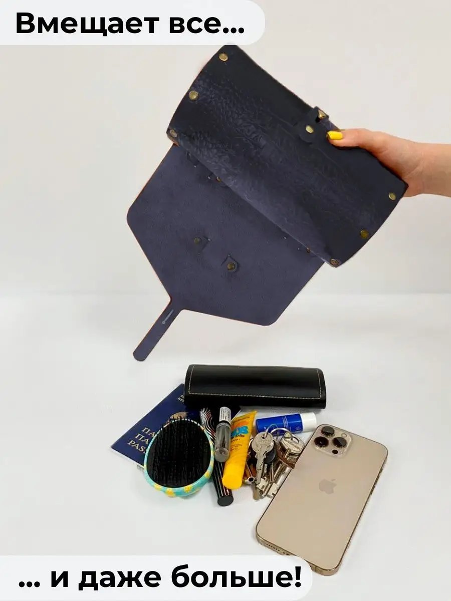 Сумка кросс-боди BECAUSE BAGS натуральная кожа синий купить,NaN