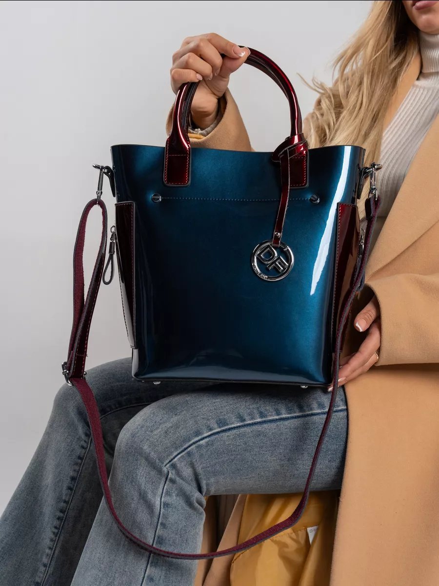 Мини-сумка saaba bags текстиль синий купить,NaN