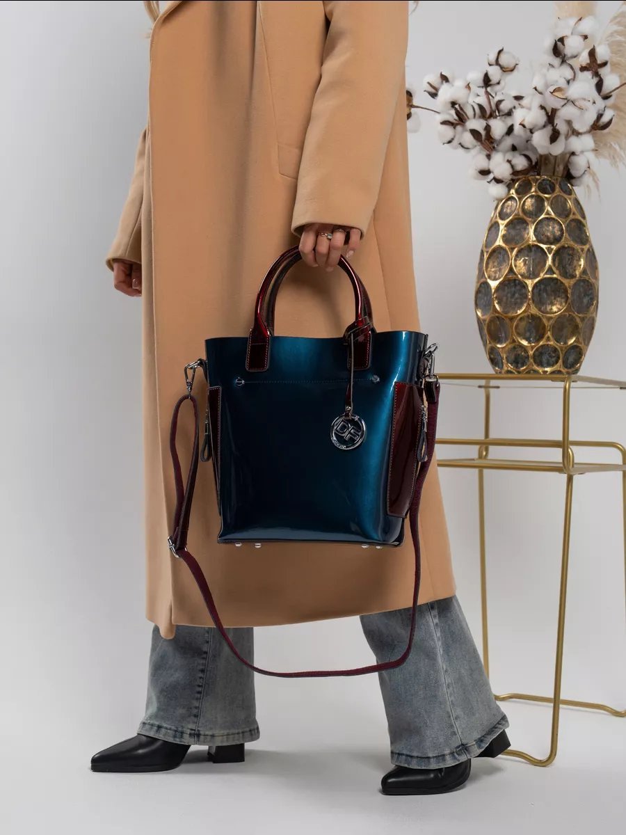 Мини-сумка saaba bags текстиль синий купить,NaN