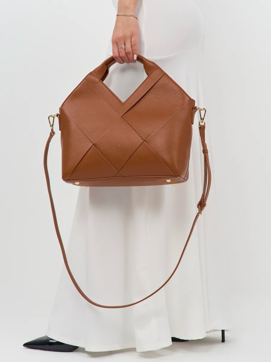 Сумка багет A&U BAGS натуральная кожа оранжевый купить,NaN