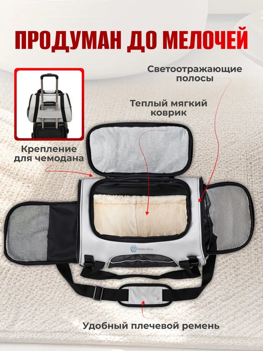 Мини-сумка PlatSer Group оксфорд серый купить,NaN