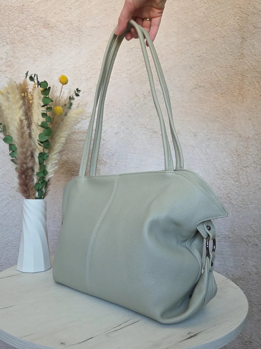 Мини-сумка FEELBAGS натуральная кожа зеленый купить,112371