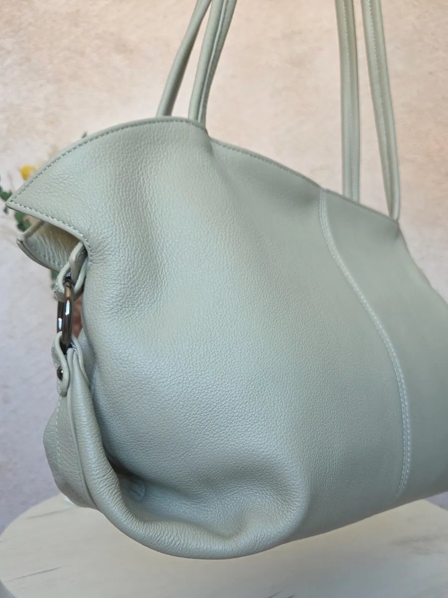 Мини-сумка FEELBAGS натуральная кожа зеленый купить,112371