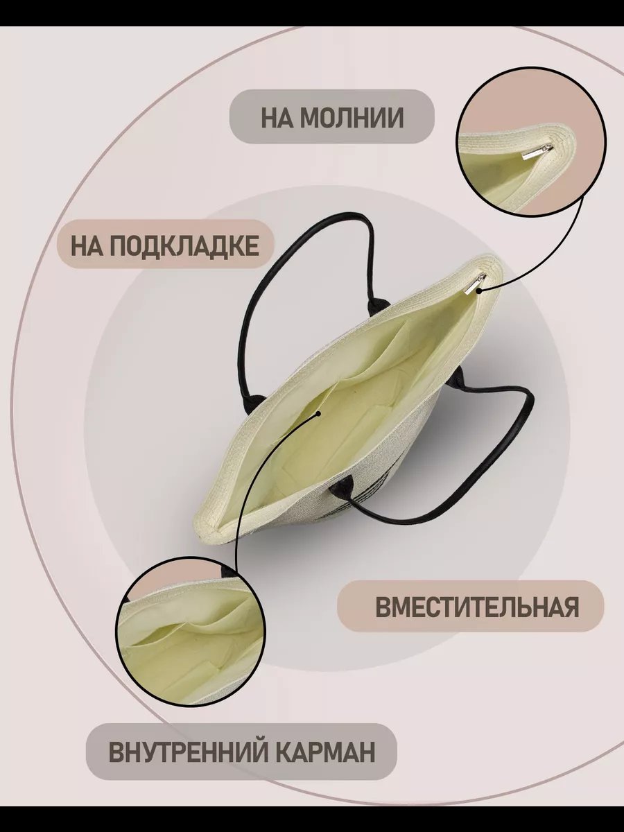 Сумка шоппер джут белый купить,NaN