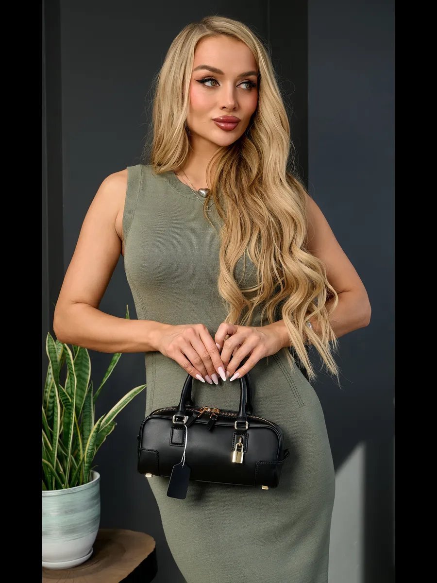 Мини-сумка Yavor Brand натуральная кожа черный купить,NaN