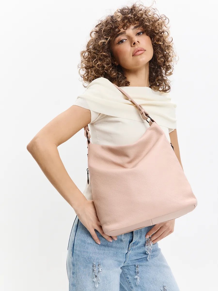 Мини-сумка FEELBAGS натуральная кожа розовый купить,NaN