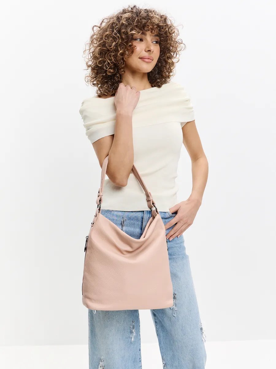 Мини-сумка FEELBAGS натуральная кожа розовый купить,NaN