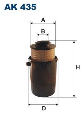 FILTRON Воздушный Фильтр AK435 купить,NaN
