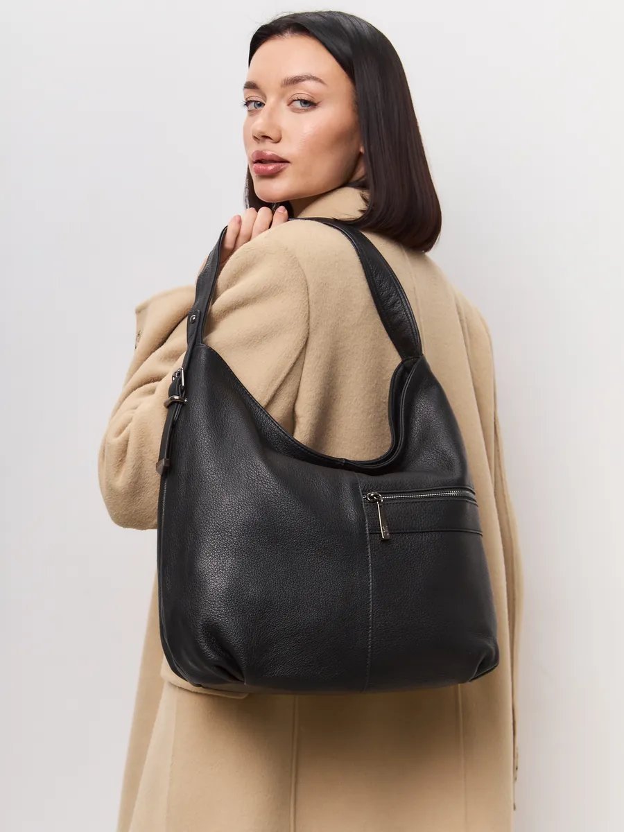 Мини-сумка FEELBAGS натуральная кожа черный купить,109872
