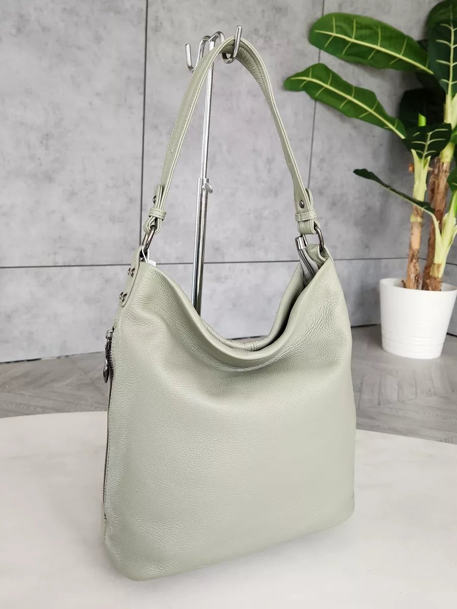 Мини-сумка FEELBAGS натуральная кожа зеленый купить,NaN