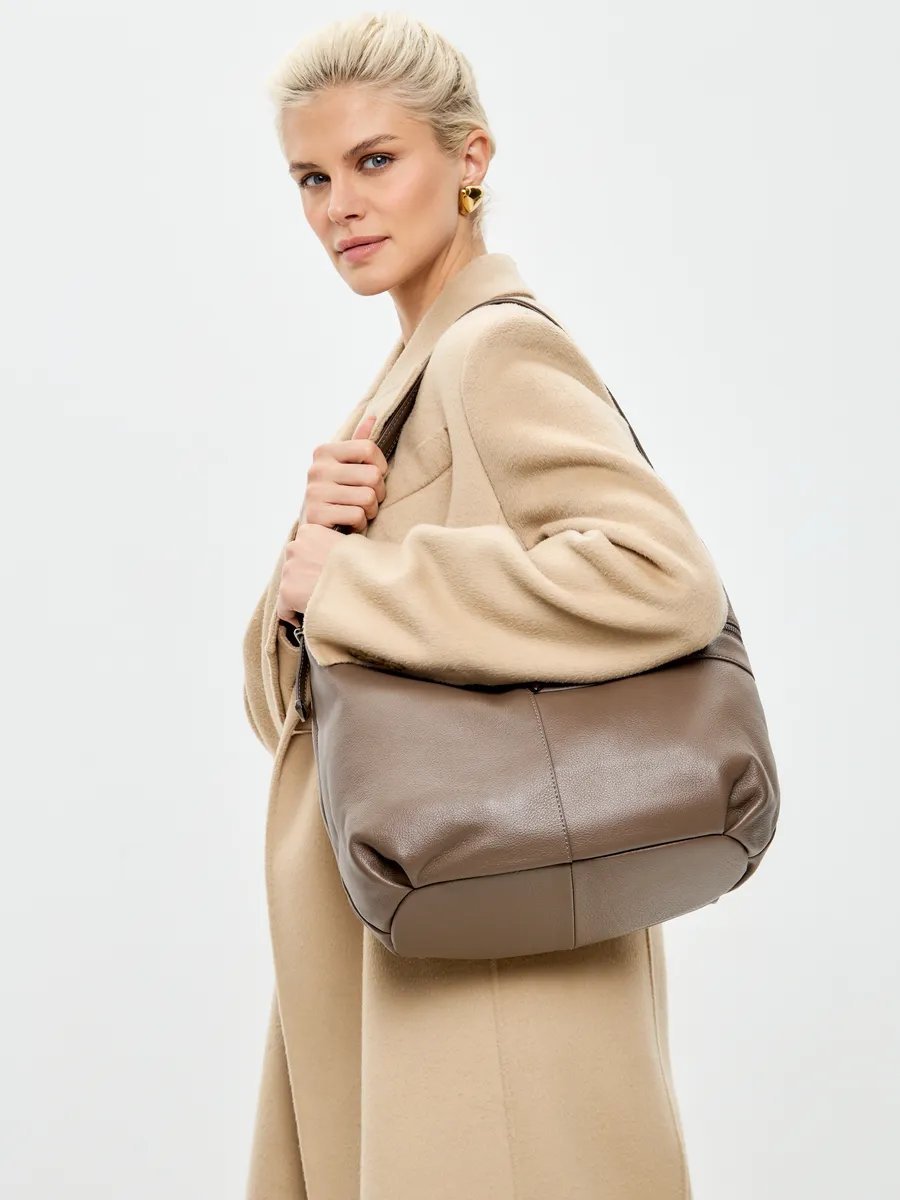 Мини-сумка FEELBAGS натуральная кожа коричневый купить,NaN