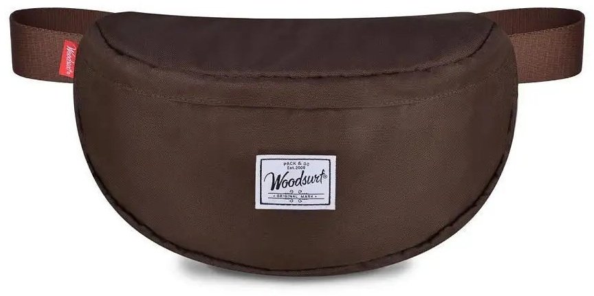 Сумка кросс-боди Woodsurf натуральная кожа коричневый купить,NaN