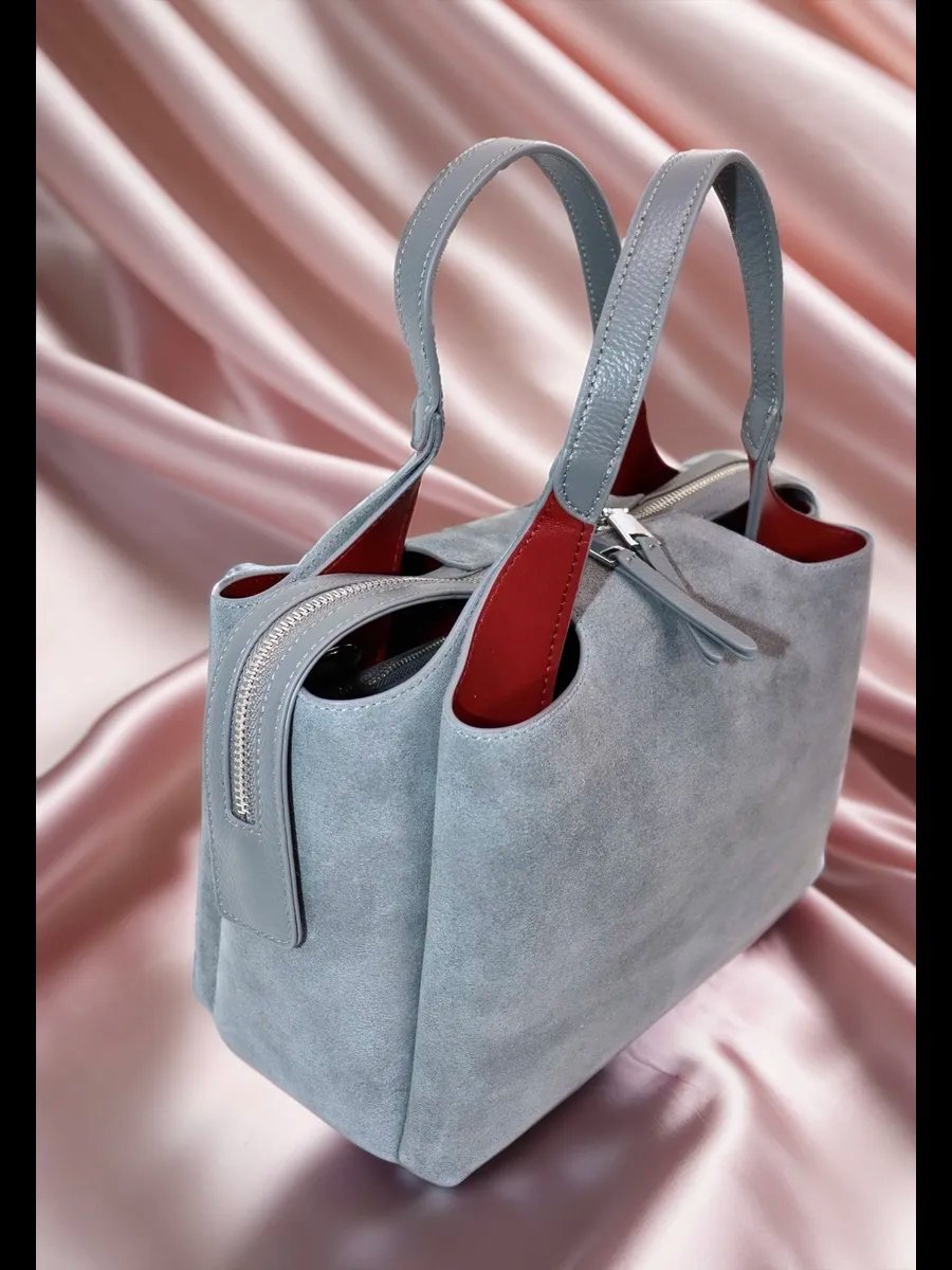 Мини-сумка Pularia Fashion текстиль серый купить,NaN