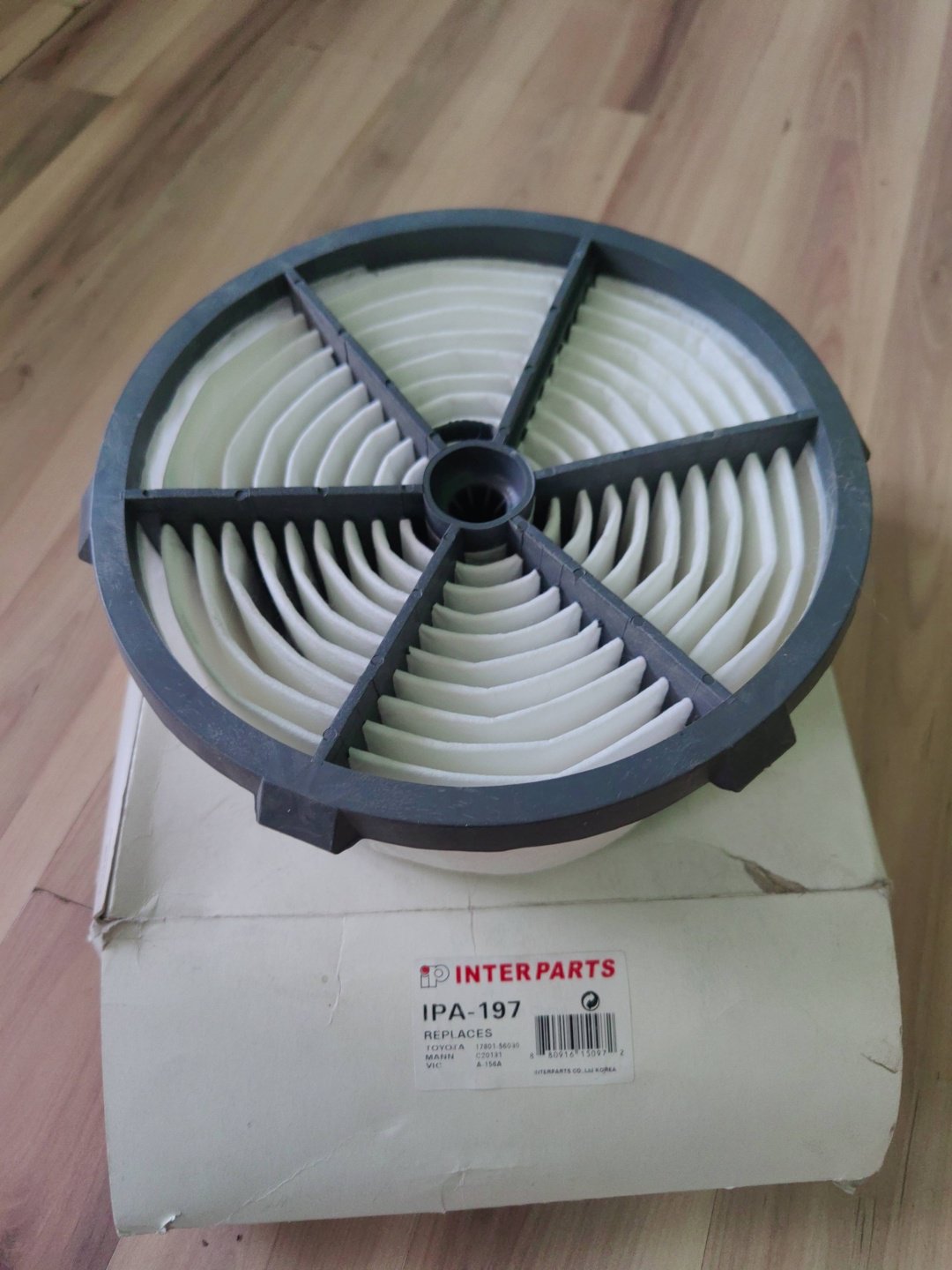 Interparts воздушный фильтр IPA197 купить,NaN