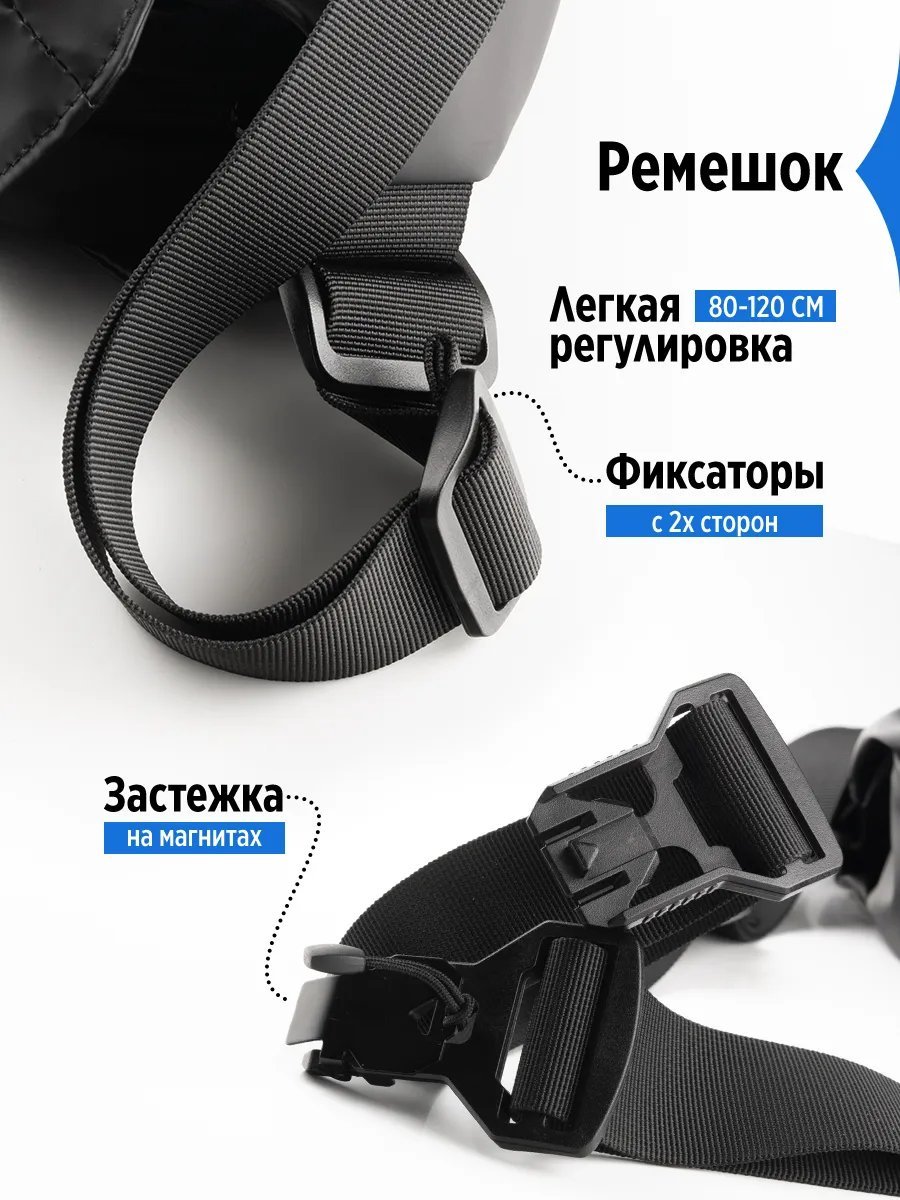 Сумка кросс-боди Distreet. экокожа черный купить,NaN
