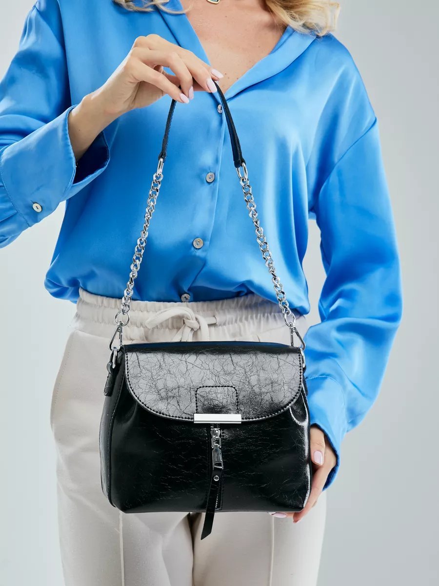 Сумка кросс-боди TJ bags натуральная кожа черный купить,NaN