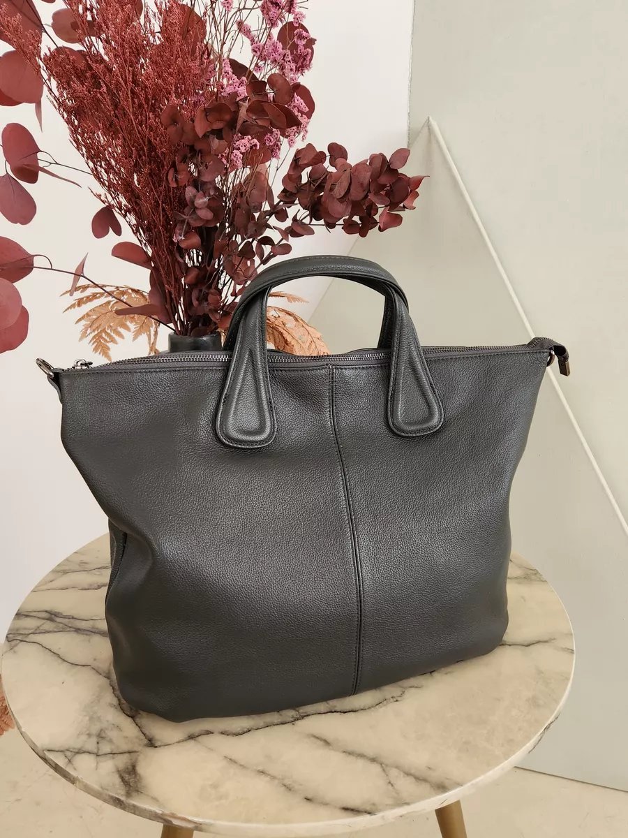 Мини-сумка FEELBAGS натуральная кожа серый купить,NaN