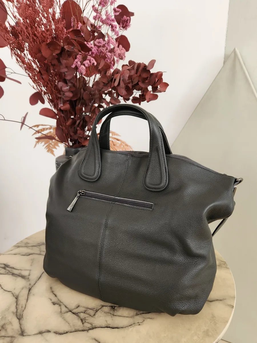 Мини-сумка FEELBAGS натуральная кожа серый купить,NaN