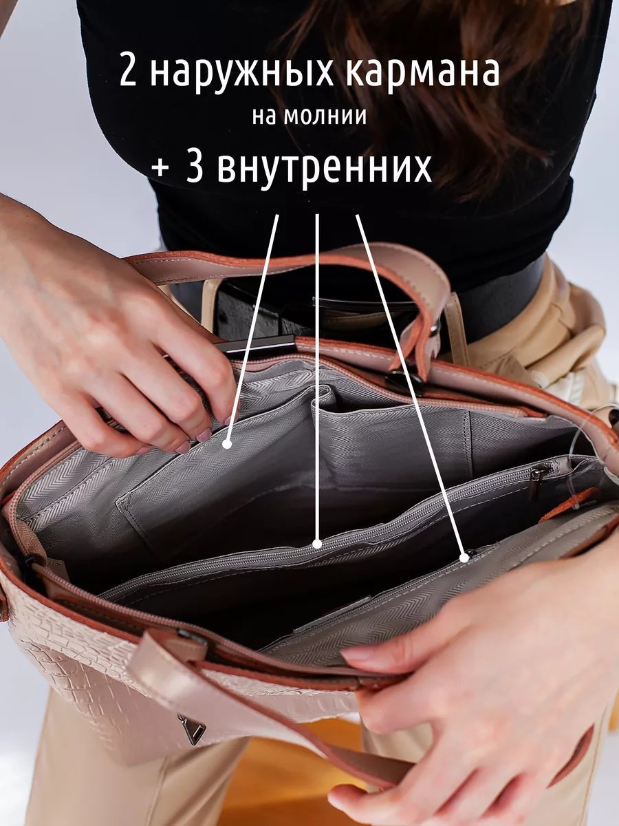 Сумка кросс-боди Bags.nnov натуральная кожа розовый купить,NaN