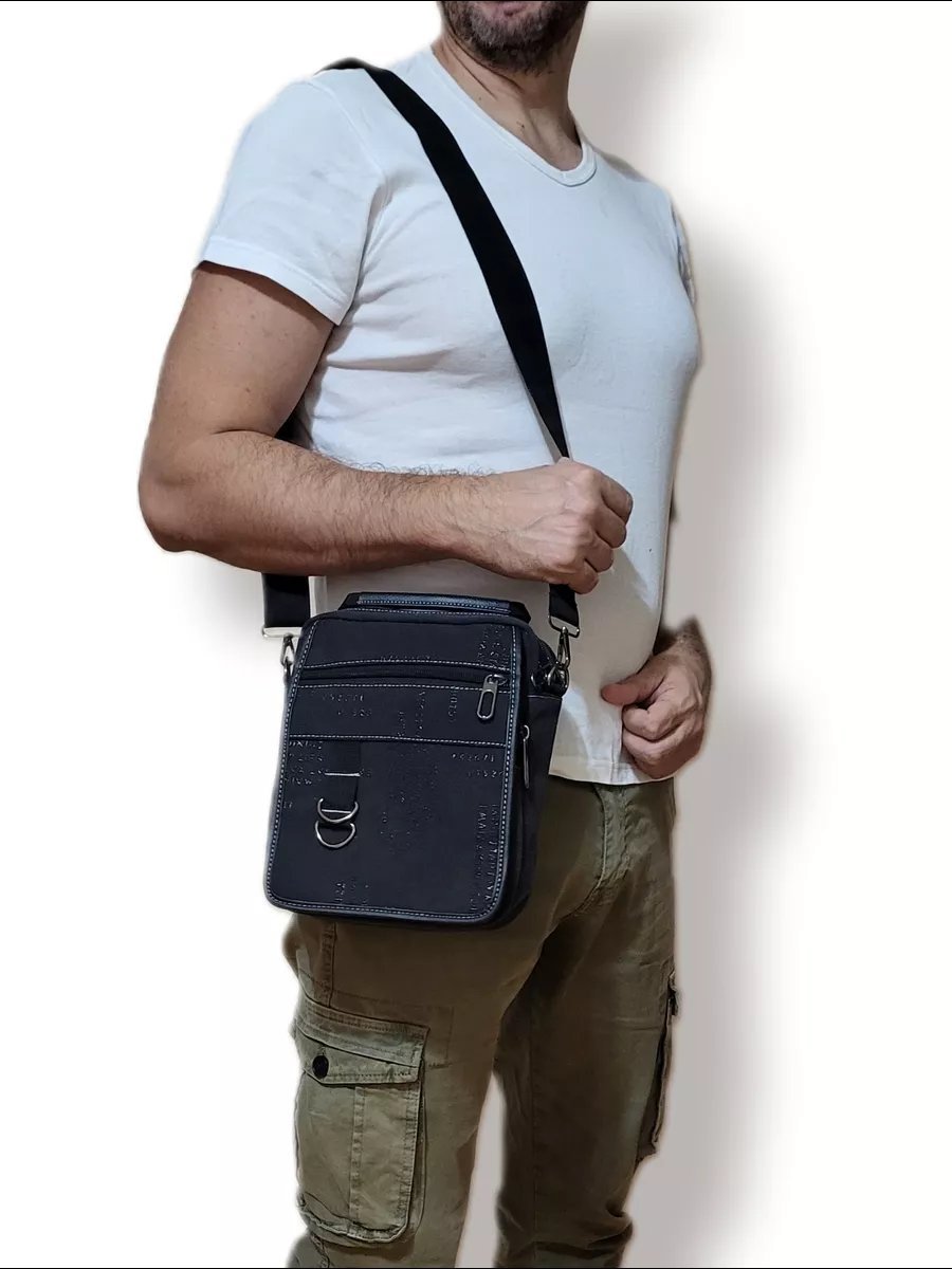 Мини-сумка Leather Goods SV оксфорд серый купить,NaN